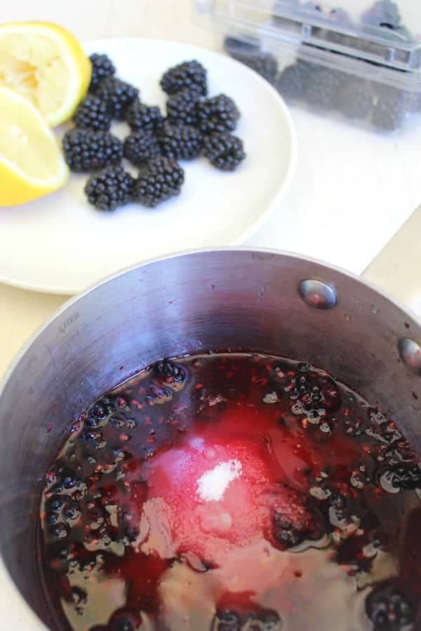 Cooking Blackberries