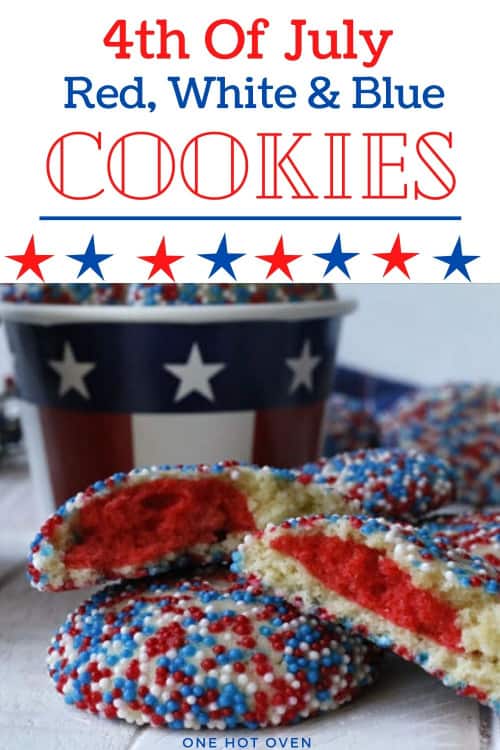 Pinterest image for sprinkle cookies.