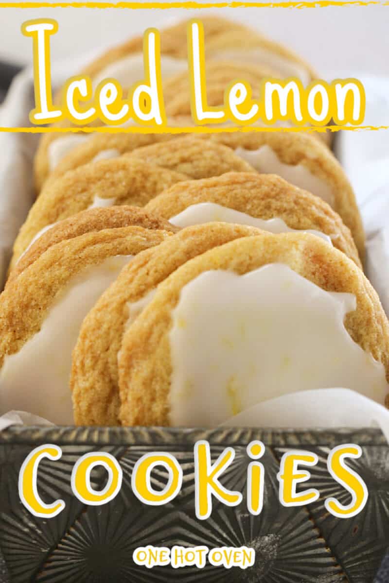 Image for pinterest lemon cookies
