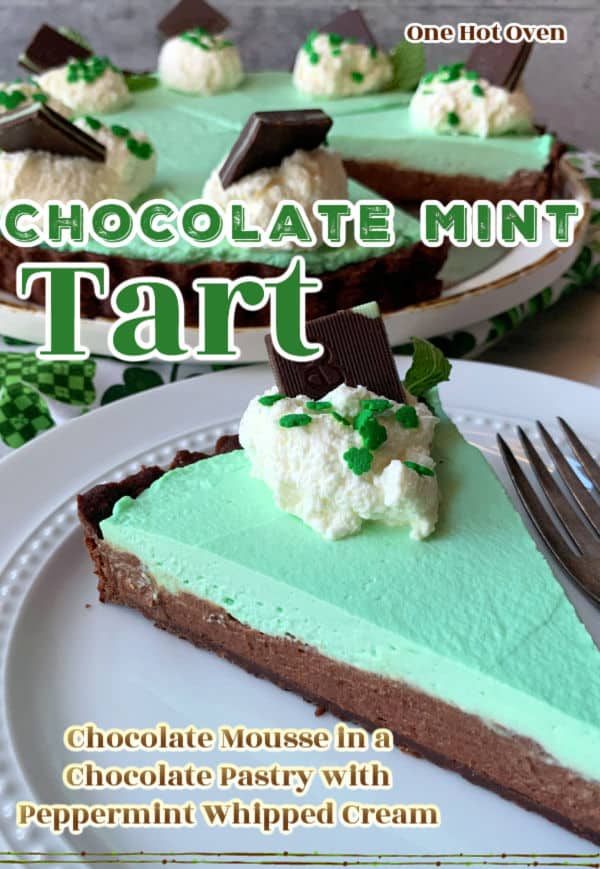 Pin for a Chocolate Mint Tart
