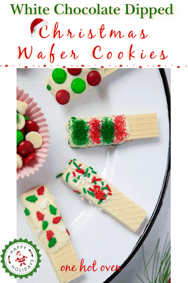 Vanilla wafer Christmas cookies