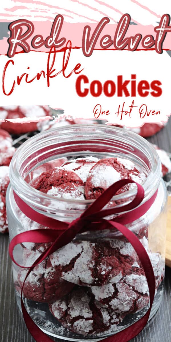 A interest pin for Red Velvet Cookies with a text overlay.
