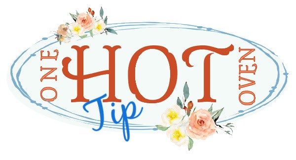 An illustration with the text "One Hot Tip" surrounded by floral decorations.